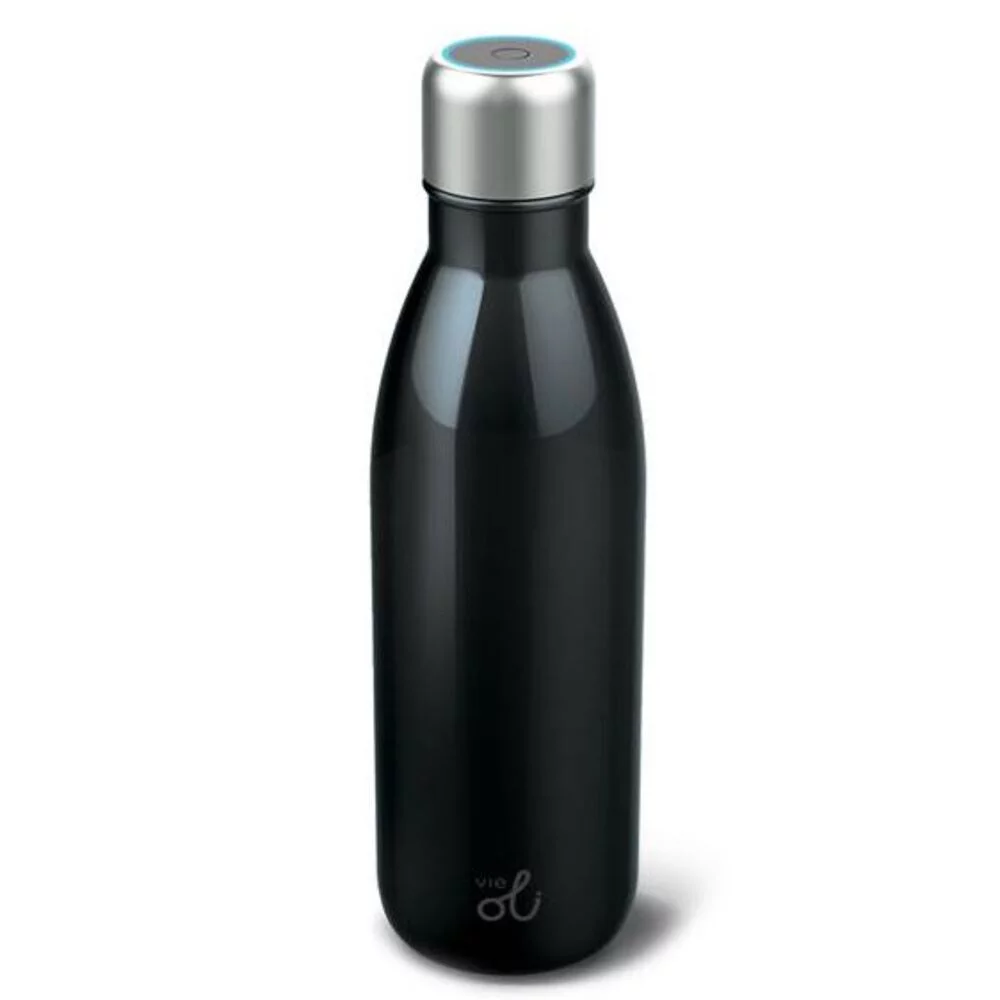 Vie Oli UVC Cap Water Bottle Black