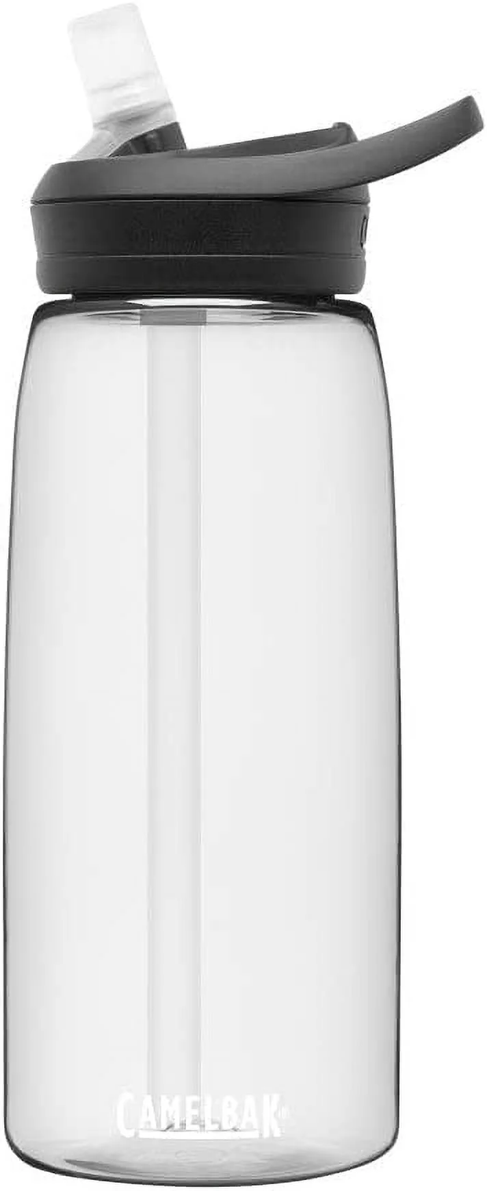 CamelBak eddy+ Water Bottle with Tritan Renew – Straw Top 32oz, Clear