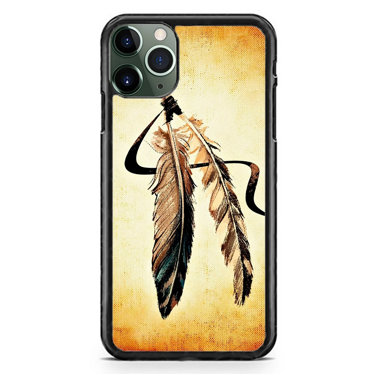 Native Feathers Dreamcatcher Slim Shockproof Hard Rubber Custom Case Cover For iphone 15 Pro Max Plus 14 13 Mini
