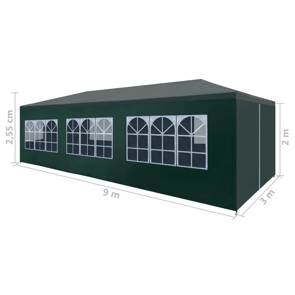 Buyweek Party Tent 9.8'x29.5' Green