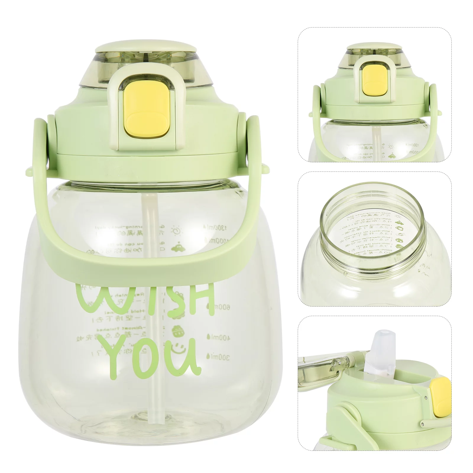 HOMEMAXS 1 Set of Big Belly Water Container Transparent Water Bottle Large Capacity Water Dispenser