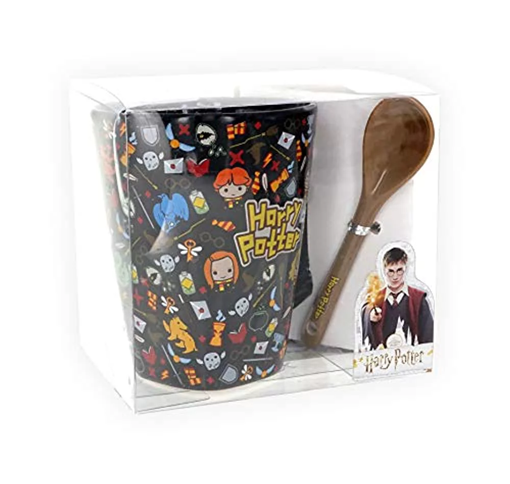 Harry Potter Charm Ceramic Mug w/spoon