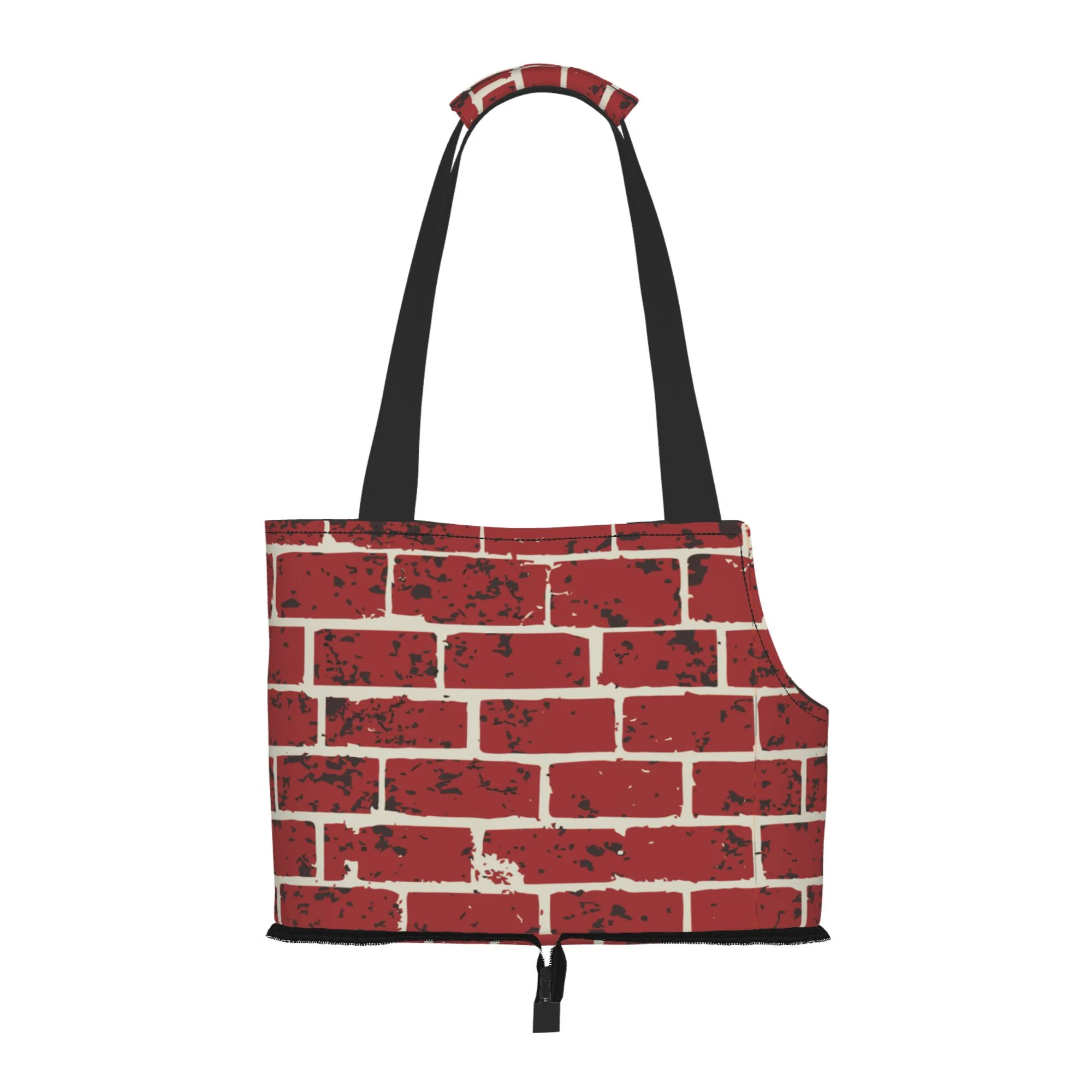 XMXY Dog and Cat Sling Carrier, Collapsible Soft Pouch Brick Brick Tile Pet Tote Bag, Small Kitten Puppy Outdoor Travel