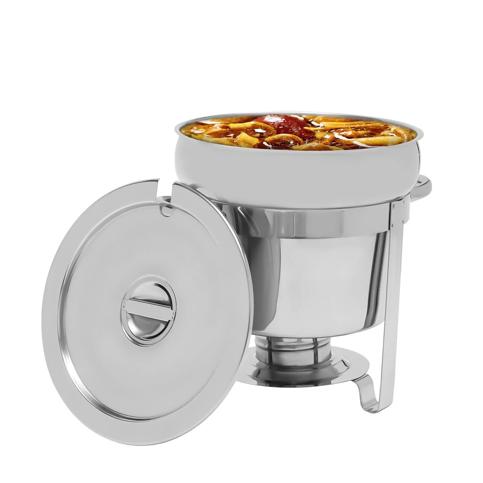11L Commercial Soup Chafer Chafing Dish Set Stainless Food Warmer Pot with Lid