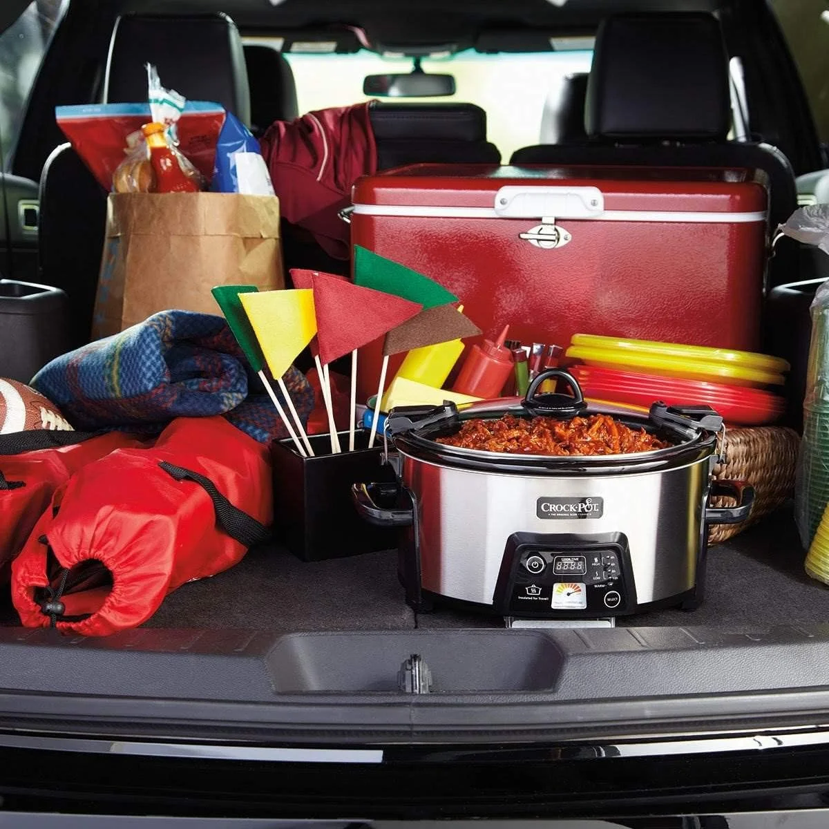 1 SCCPCTS605-S Cook Travel Serve 6-Quart Programmable Slow Cooker