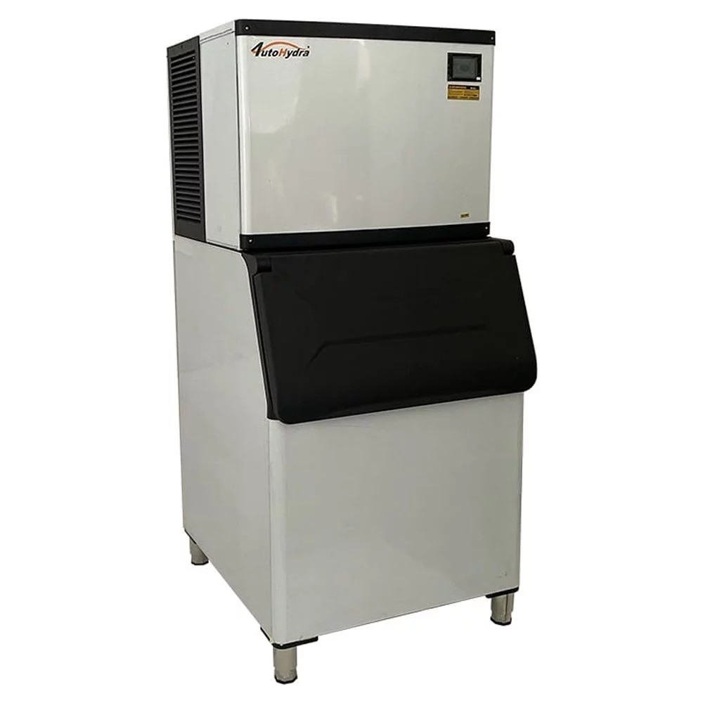 500Lbs/24H Commercial Ice Maker Split Ice Cube Machine Cafe 440Lbs Storage 220V