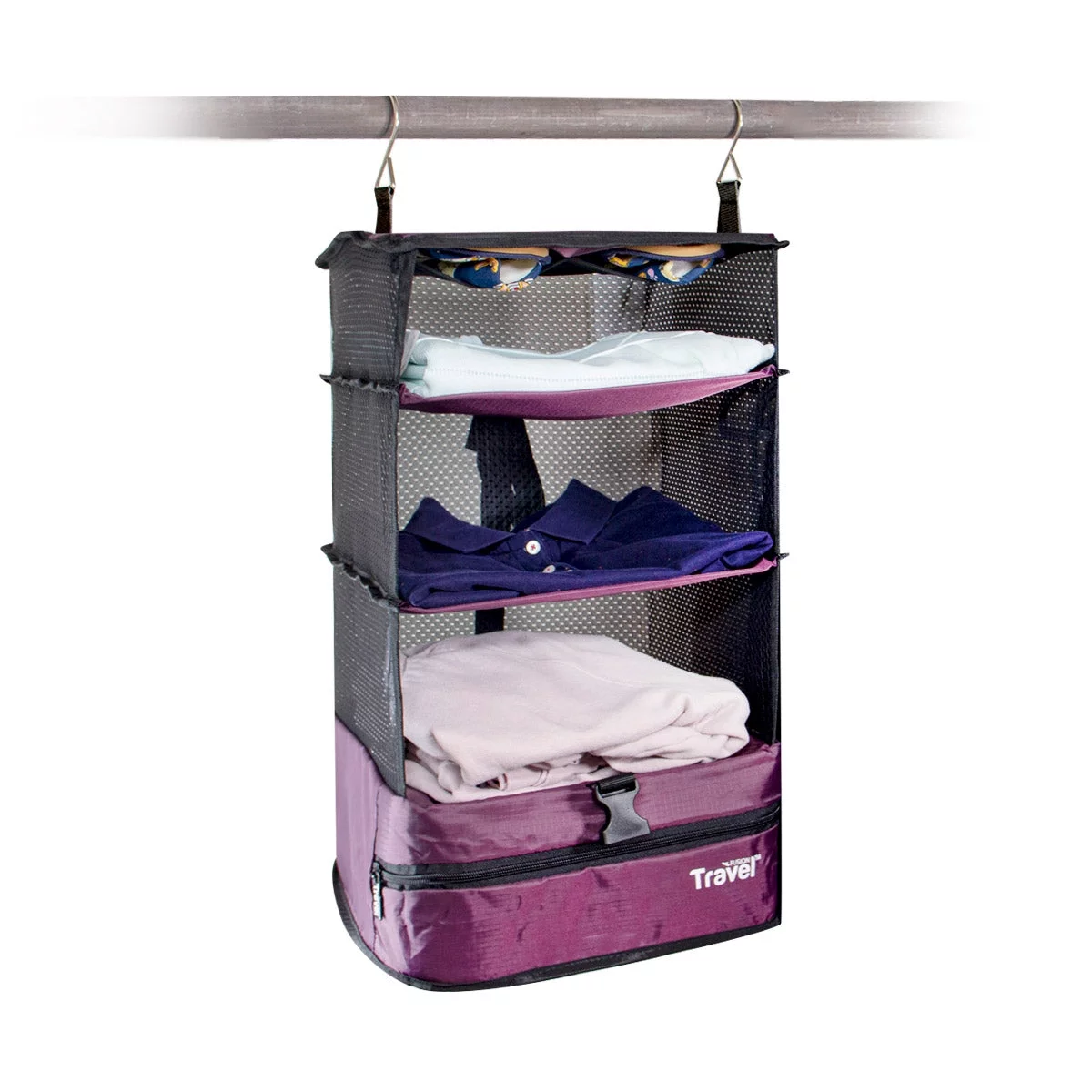 Stow-N-Go� Portable Hanging Travel Shelves, Small, from Grand Fusion