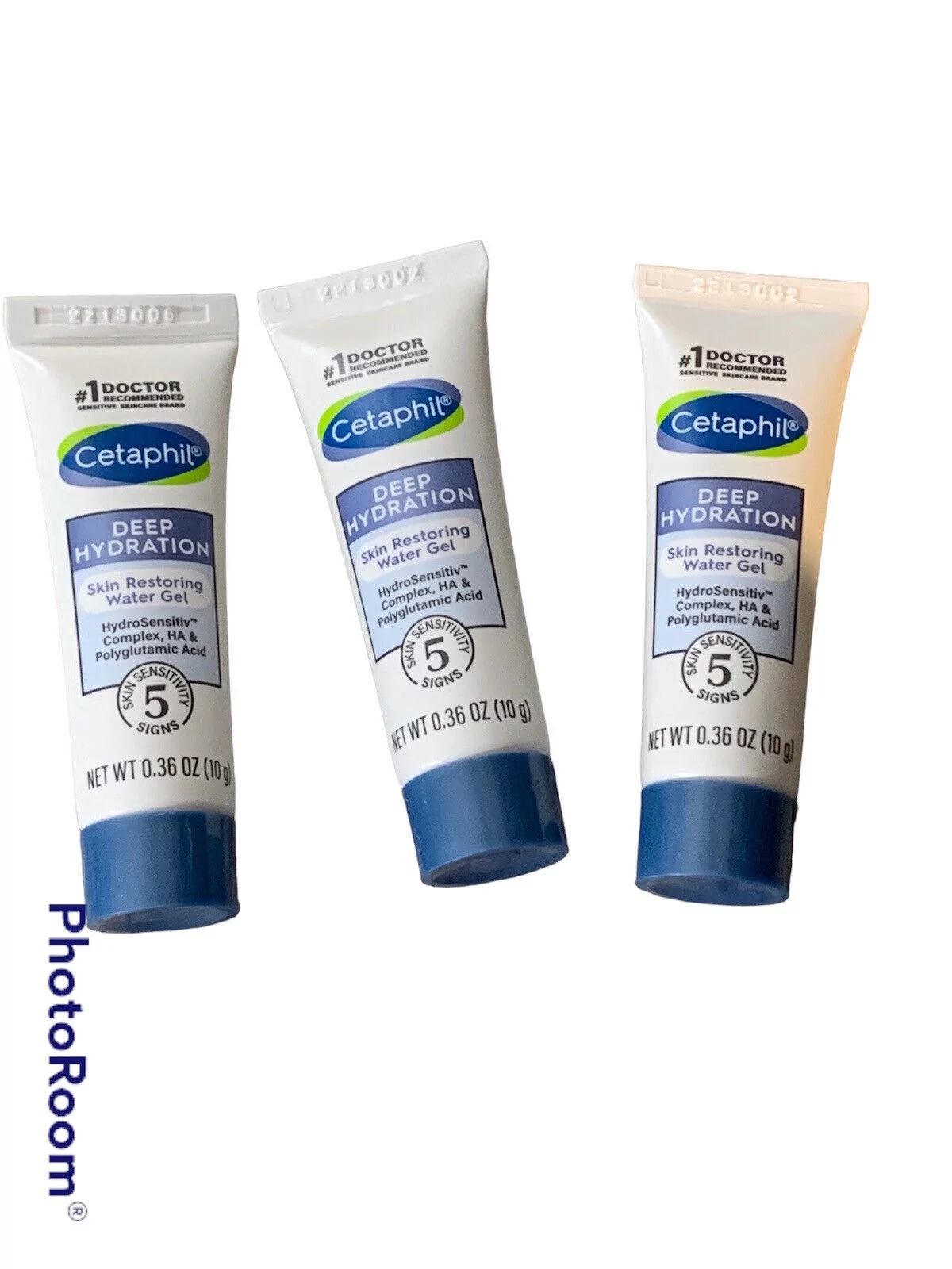 NEW CETAPHIL 3x Deep Hydration Skin Restoring Water Gel, 0.36 oz Fragrance Free