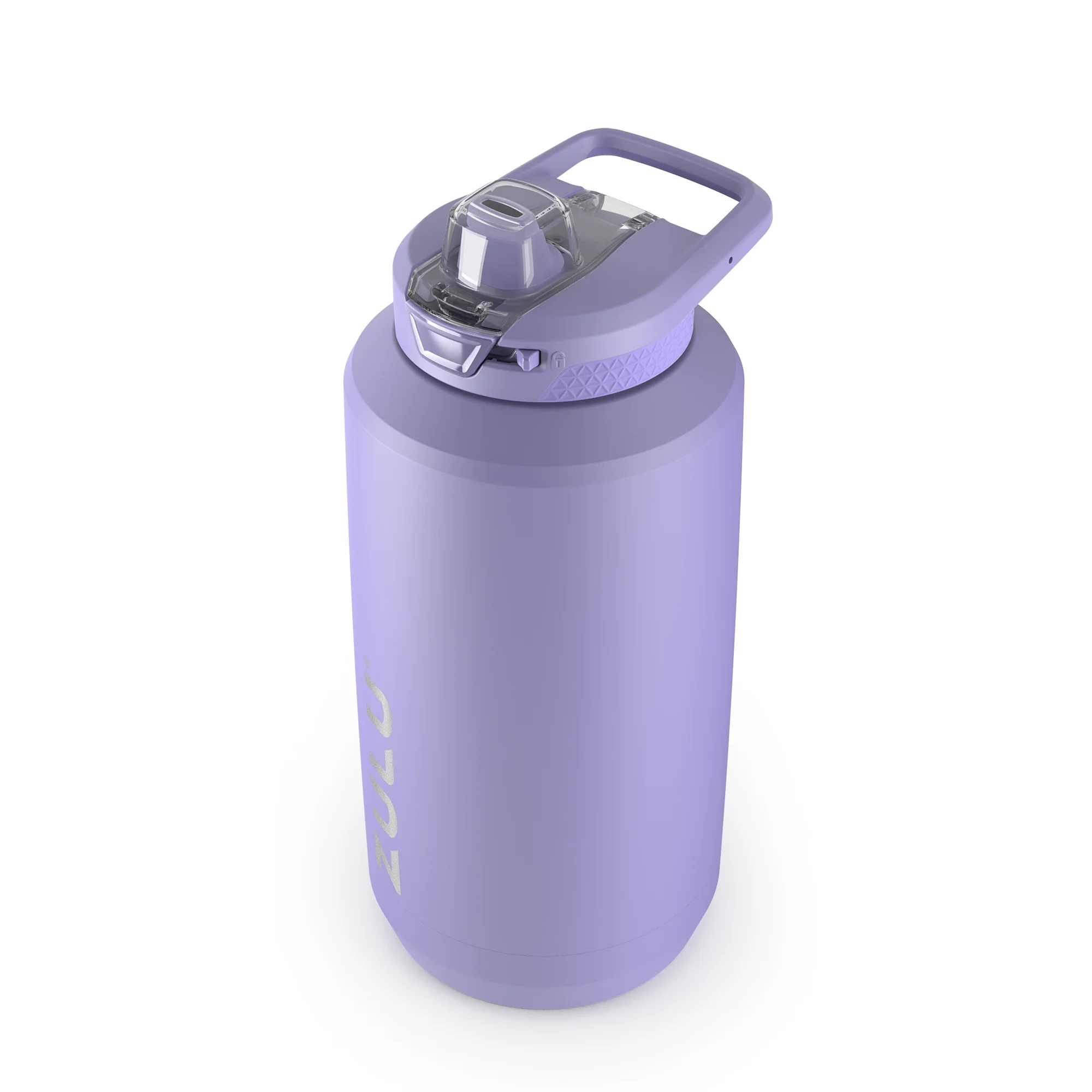 Ello Ultra Clean 64 oz Stainless Steel Water Bottle with Carrying Case, Lavender