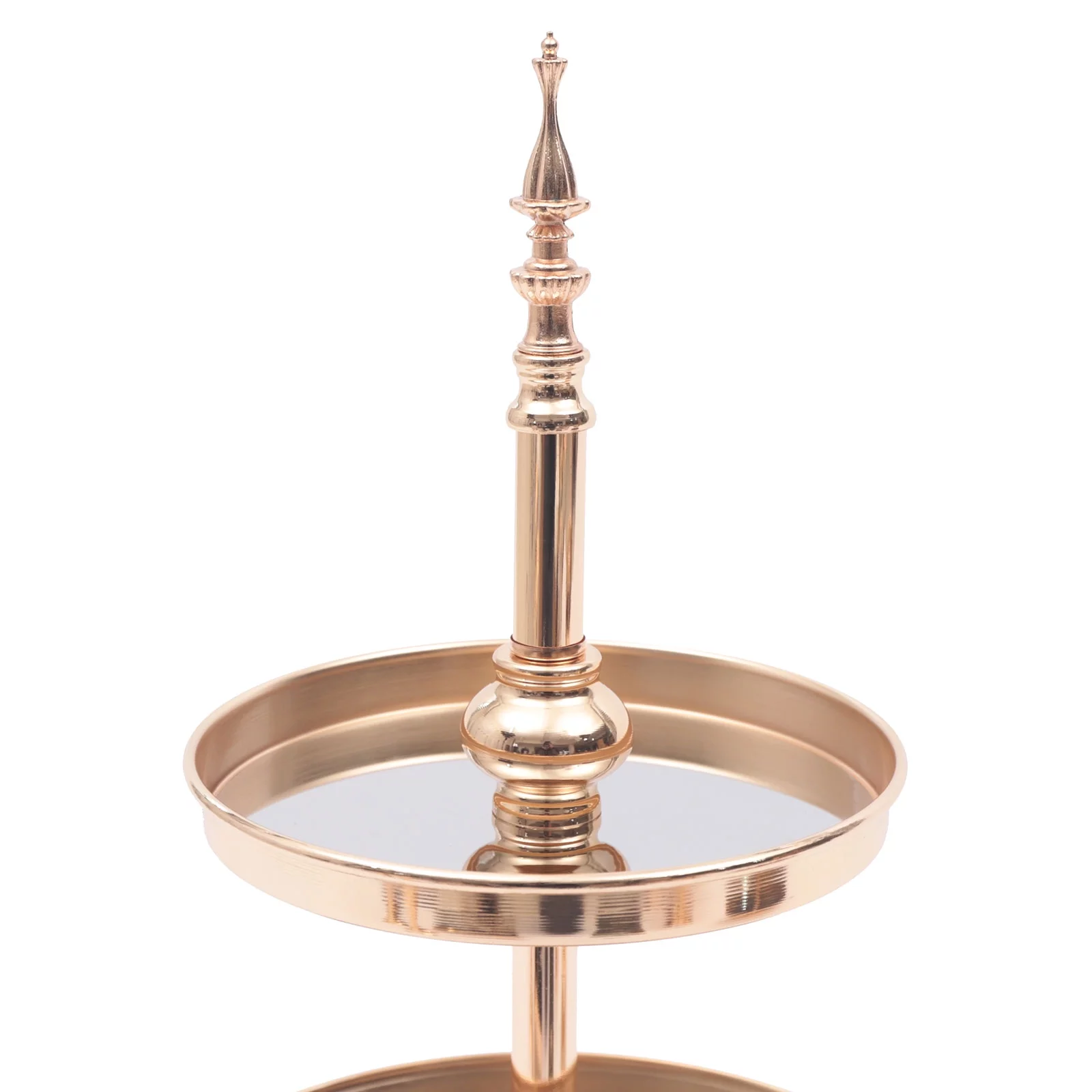 Loyalheartdy Gold Crystal Cake Stand Set of 10, Metal Cupcake Stand Party Dessert Display Holder Pastry Trays Fruit Plate