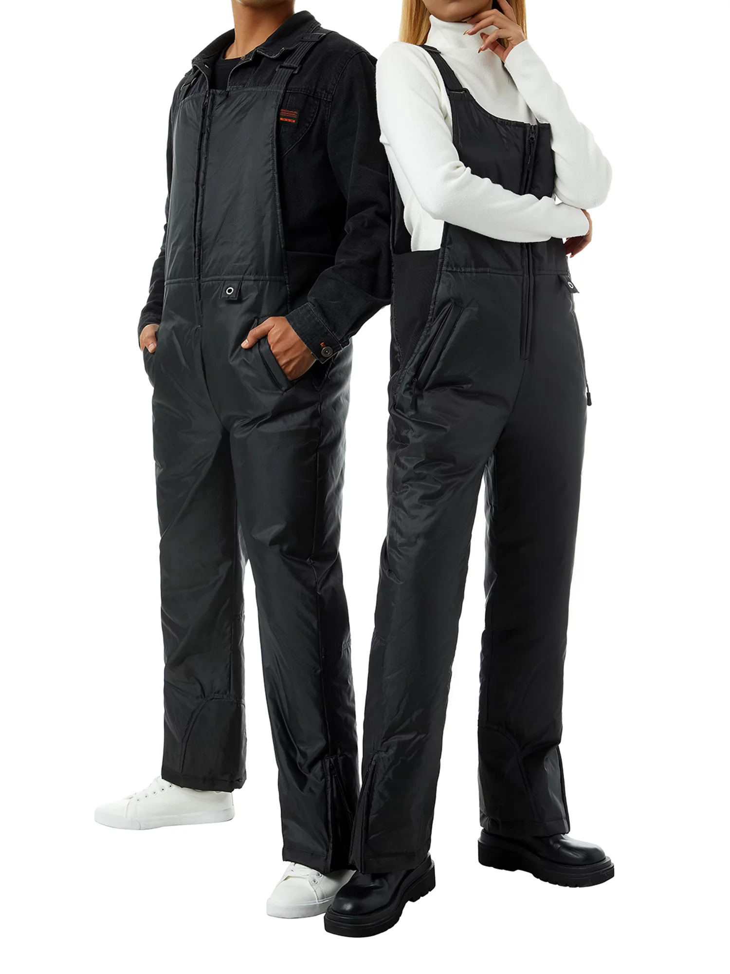 YiLvUst Men's Snow Bibs Overall Snowpant Waterproof Windproof Zip Front Ski Clothes Snow Suits One-Piece Jumpsuit