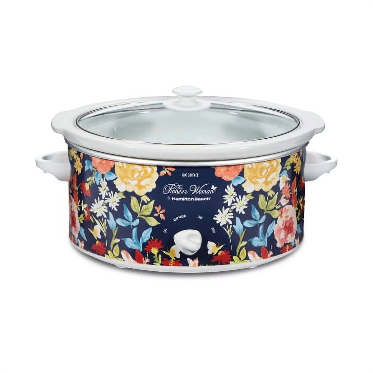 The Pioneer Woman Fiona Floral 5-Quart Portable Slow Cooker