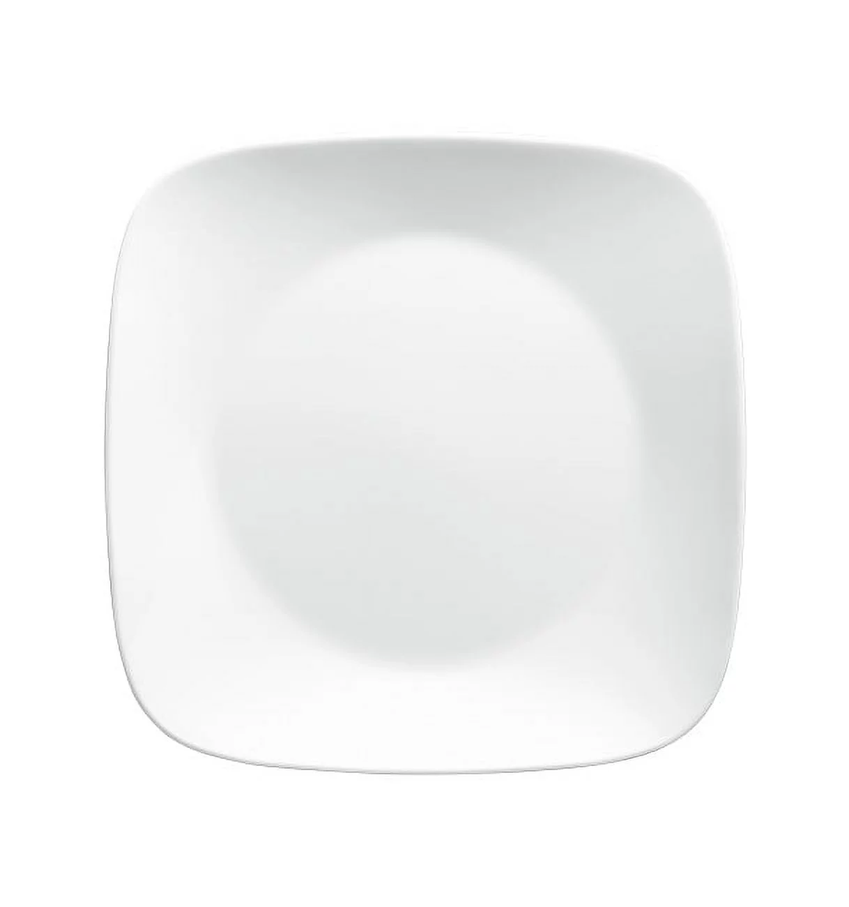 Corelle Pure White, Set of 6, Square, Lunch Plate