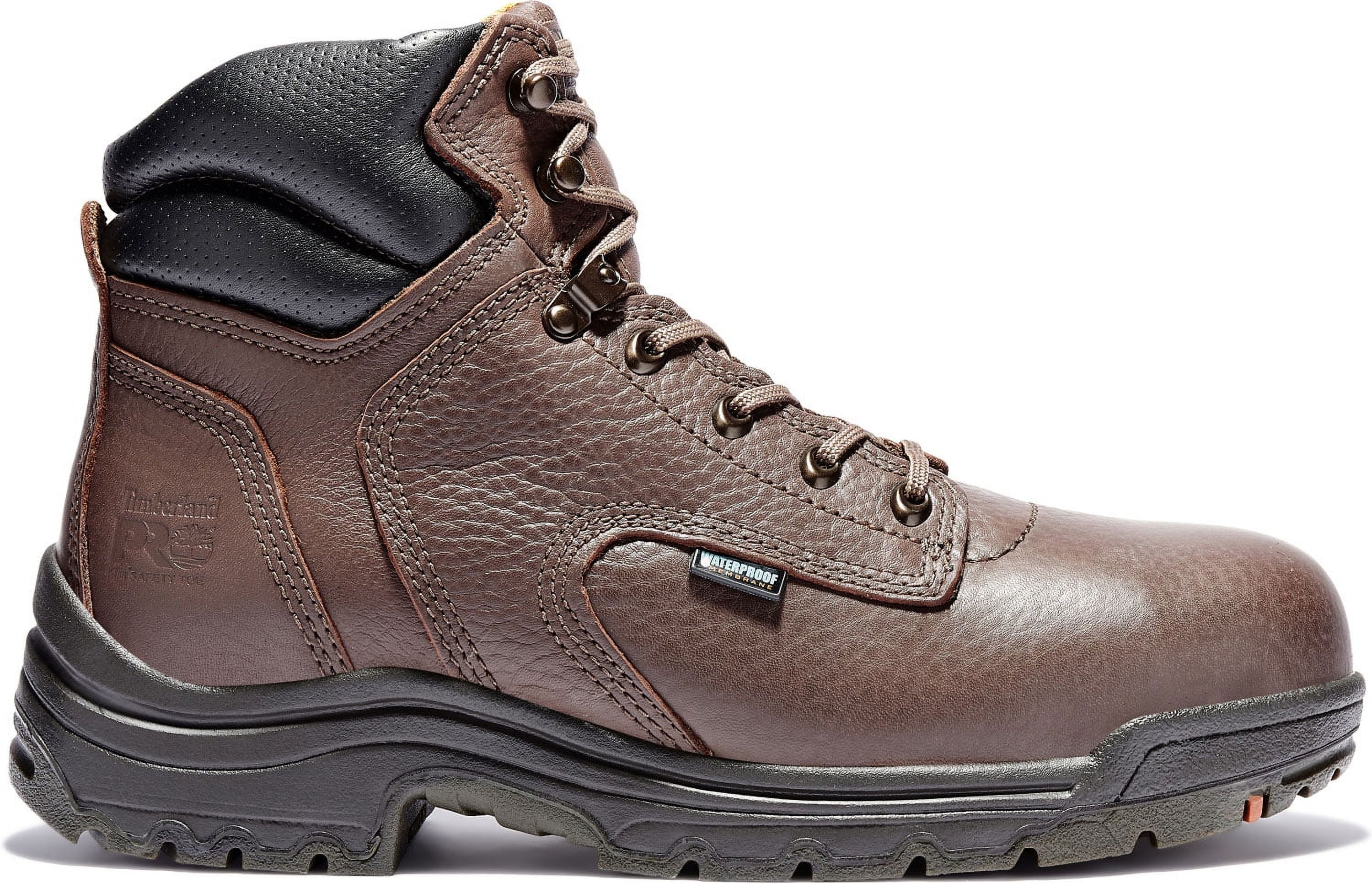Timberland PRO  Dark Mocha, Men's, TiTAN Alloy Toe, EH, 6 Inch Work Boot (10.0 M)