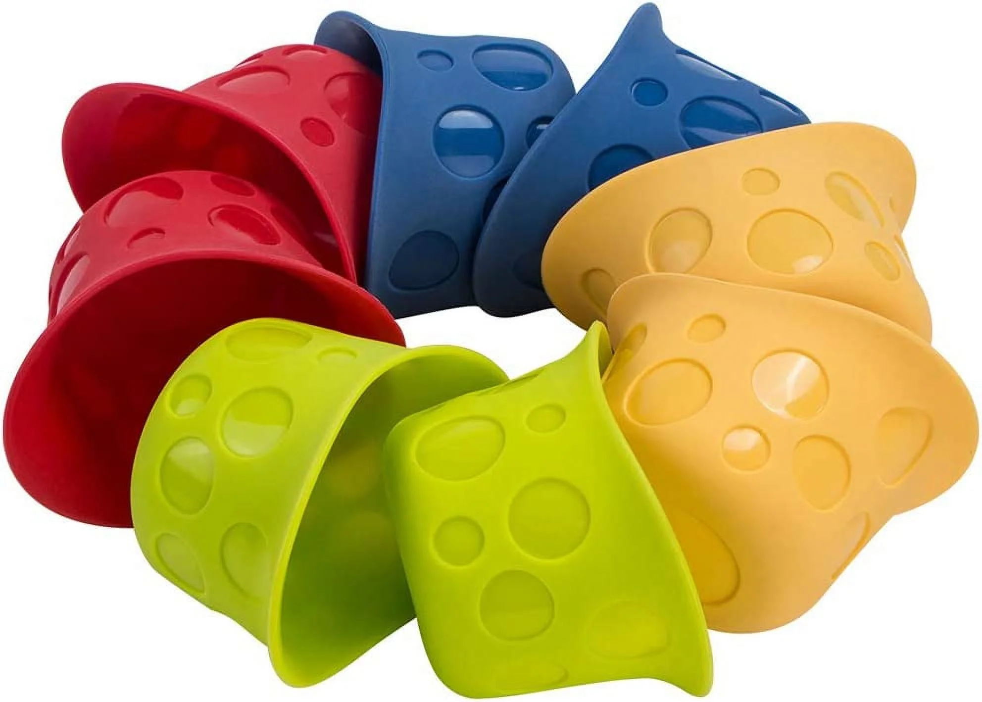 Webake Baking Cup Muffin Cupcake Liner Silicone Popover Pan Jelly Mold Dessert Tray Mini Caramel Pudding Cup 8 Pack