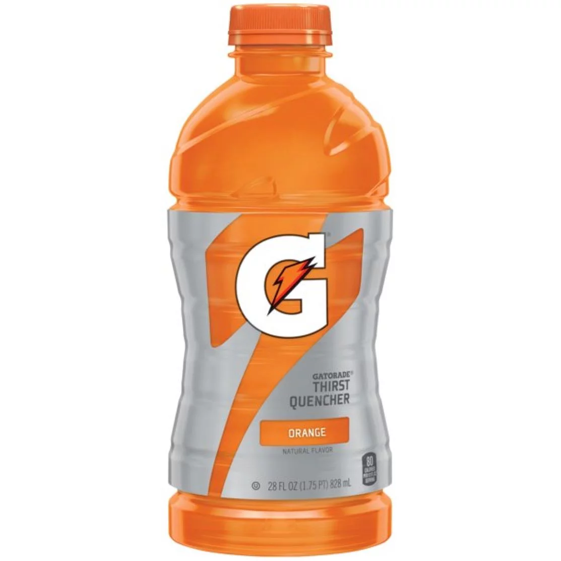 Gatorade Orange Thirst Quencher Sports Drink, 28 oz Bottle, Quantity of 15
