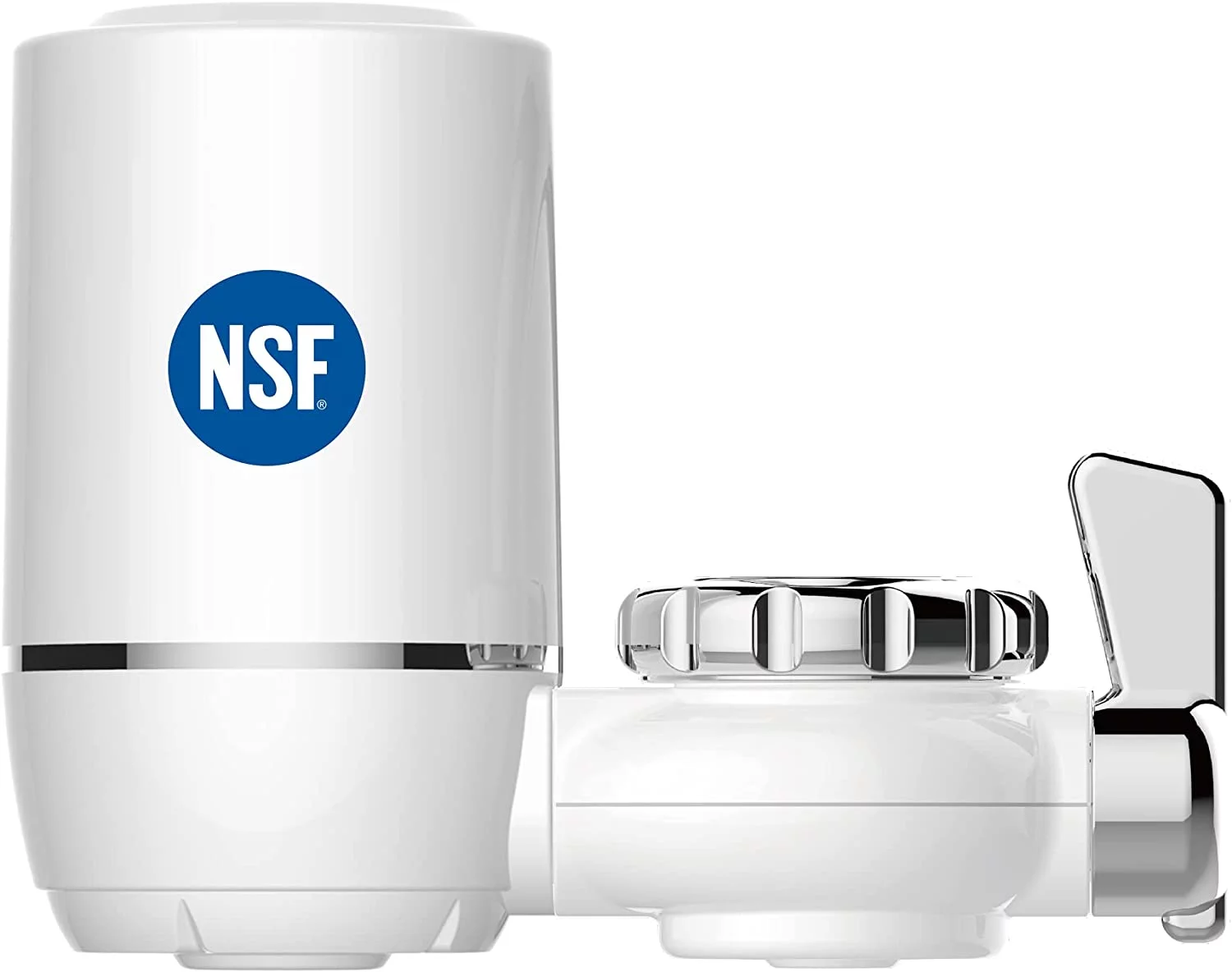 Waterdrop WD-FC-01 NSF Certified Basic Faucet Filter, 320-Gallon Carbon Fiber Faucet Filtration System, Tap Water Filter, Reduces 94.2% Chlorine, Bad Taste and Odor with One Filter