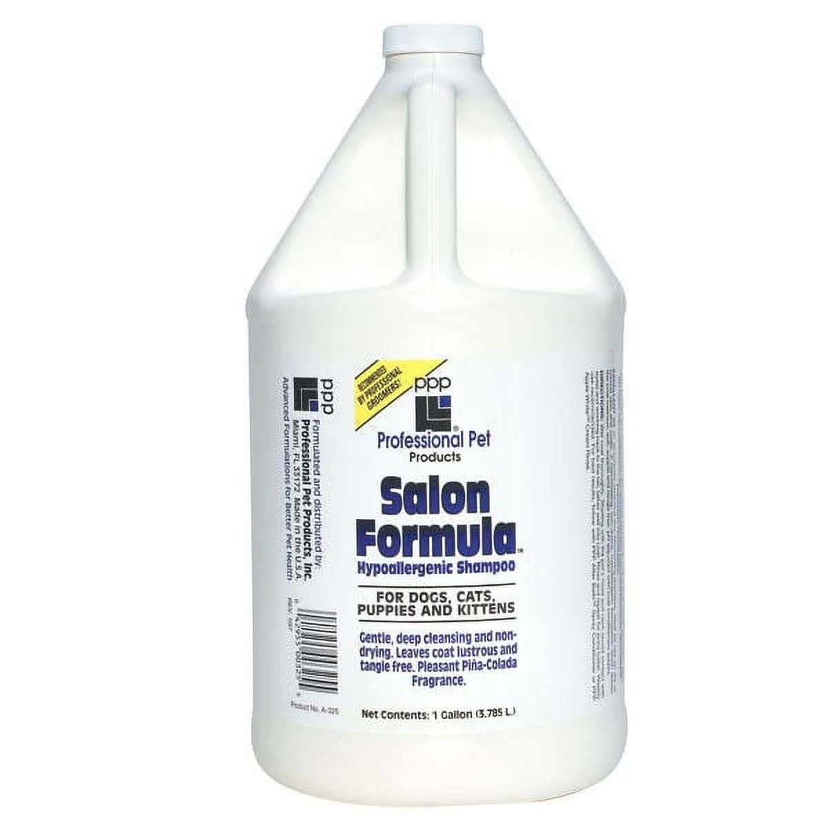 Hypoallergenic Salon Formula Professional Dog Pet Grooming Shampoo Concentrated