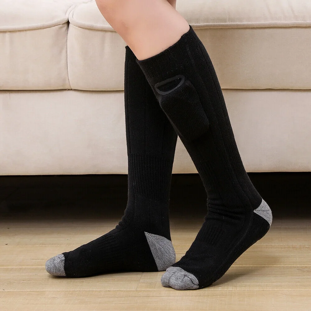 kydely High-Grade Heating Winter Warm Rechargeable Battery Electric Heated Socks Hunting Socks