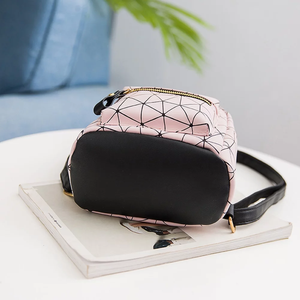 Women Mini Backpack PU Leather Shoulder Ladies Girls School Rucksack Travel Bag