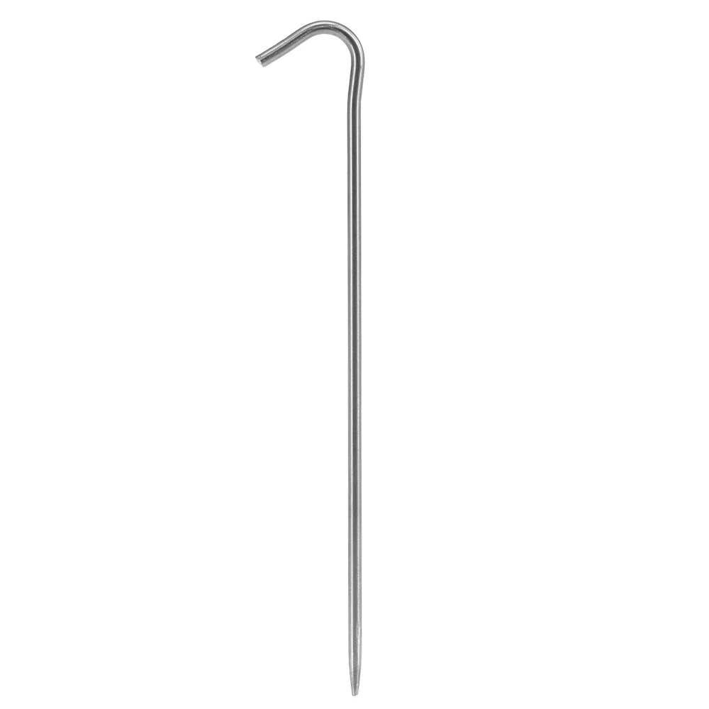 Vistreck 6pcs/10pcs Titanium Tent Pegs Titanium Tent Nails Outdoor Camping Tent Stakes Bend Hook
