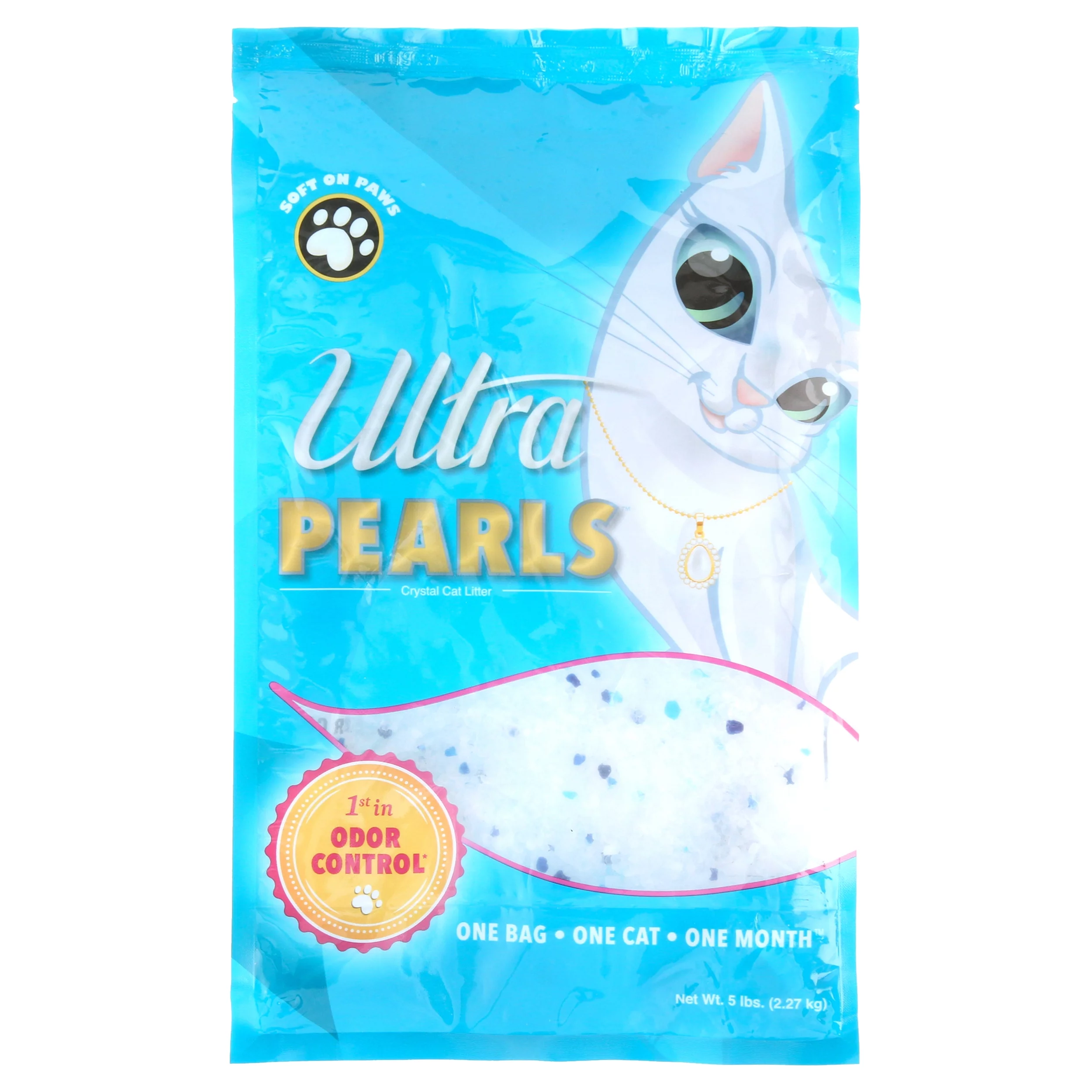 Ultra Pearls Cat Litter, 5-lb Bag, White
