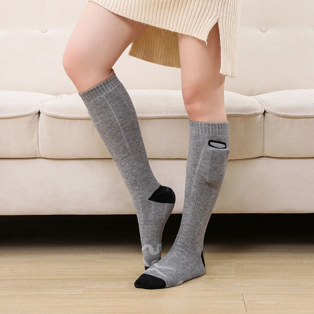 kydely High-Grade Heating Winter Warm Rechargeable Battery Electric Heated Socks Hunting Socks