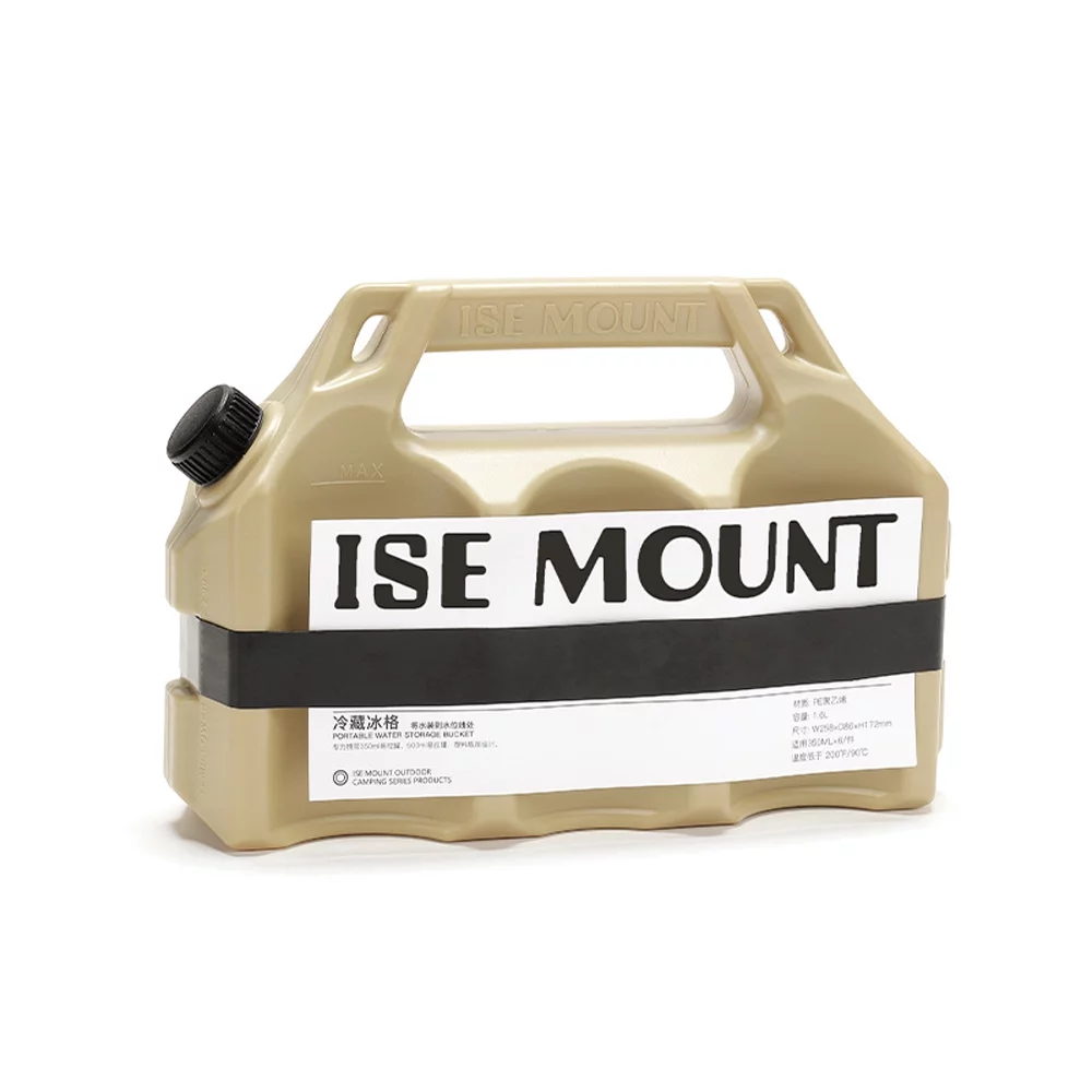ISE MOUNT IcePack Large Capacity Ice Bucket - Reusable Cooler for Milk Drinkings and More