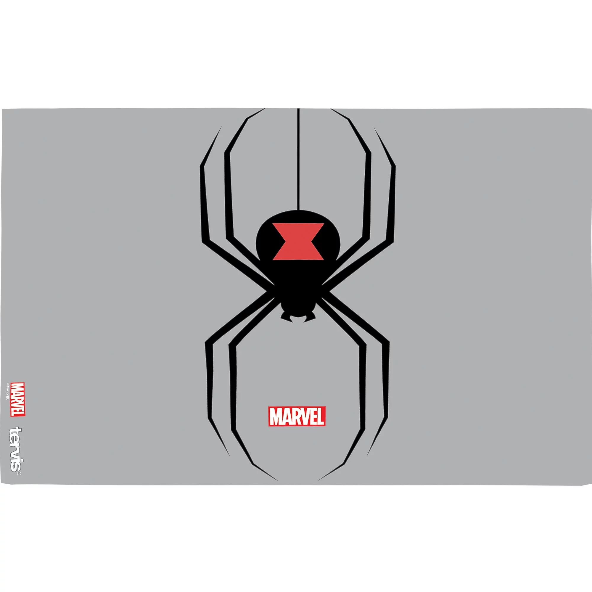 Tervis Marvel Black Widow Made in USA Double Walled  Insulated Tumbler Travel Cup Keeps Drinks Cold & Hot, 16oz, Clear