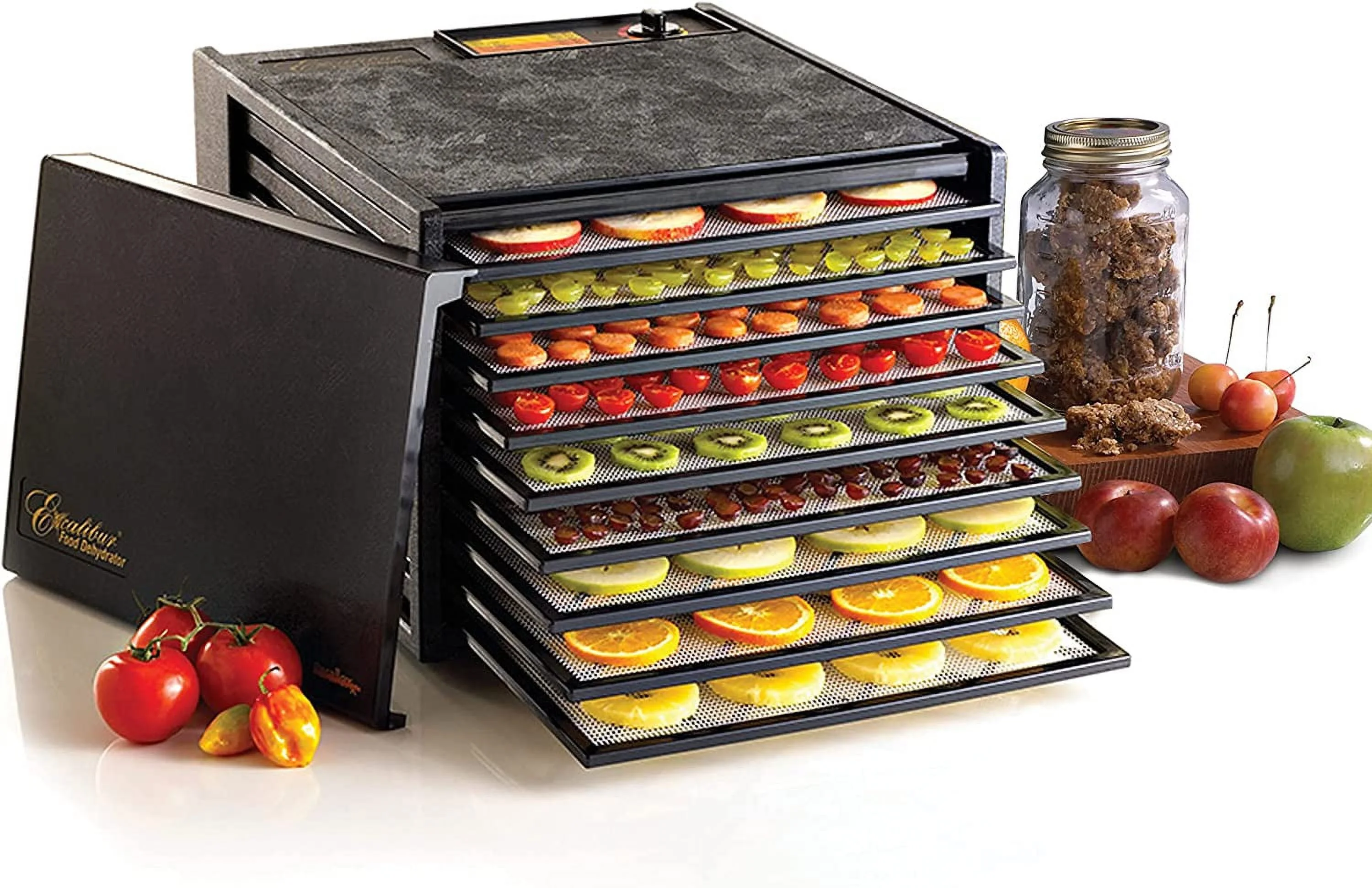 Excalibur Electric Food dehydrators, 9 tray, Black