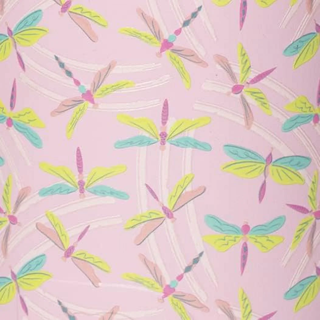 Cub Kids Insulated Water Bottle, Double Wall Vacuum Stainless Steel Drink Bottles, For Hot Cold Drinks With Lid And Straw For School Or Travel, Dishwasher Safe, 12 Oz, Dragonflies