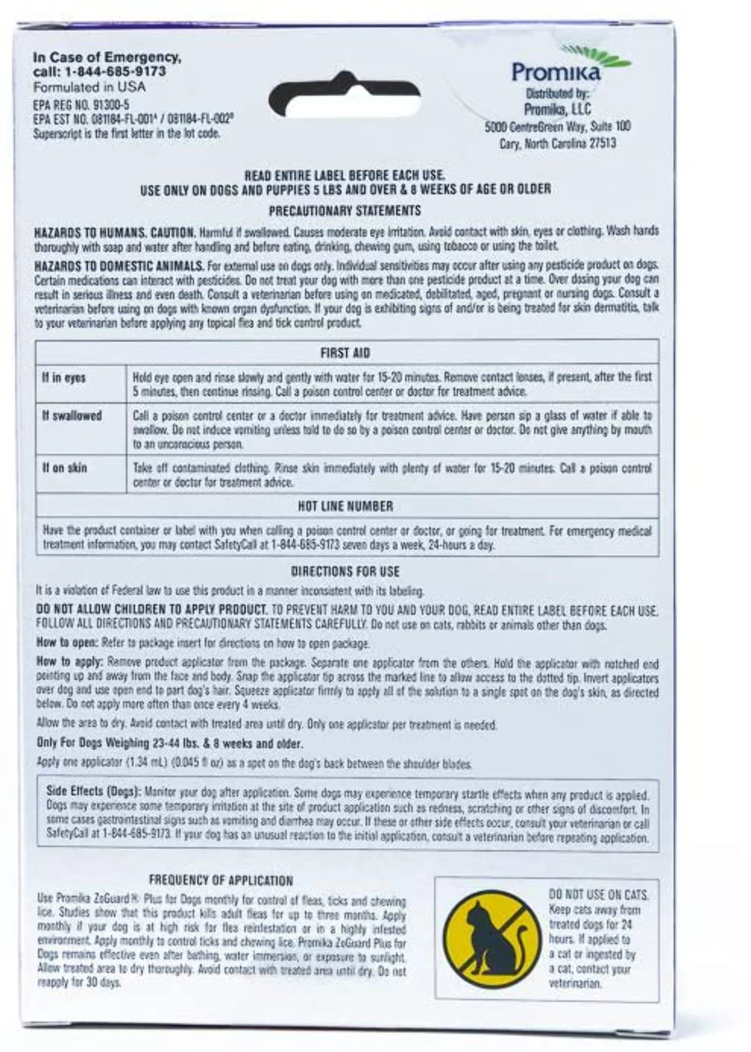 ZoGuard Plus Flea and Tick Prevention for Medium Dogs, 23-44 lbs