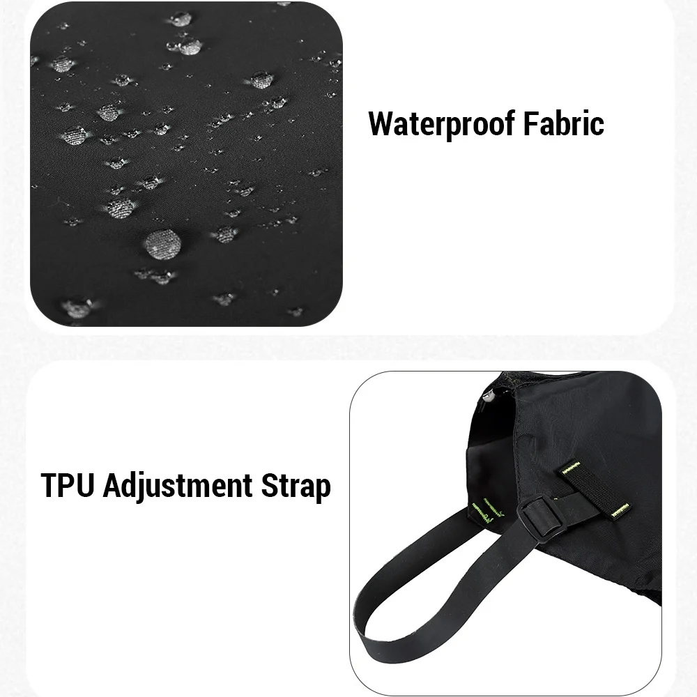 Enjoy Snowy Excursions with Luckstone Winter Hiking Gaiters, Dual Layer Breathable Skiing Foot Warmer