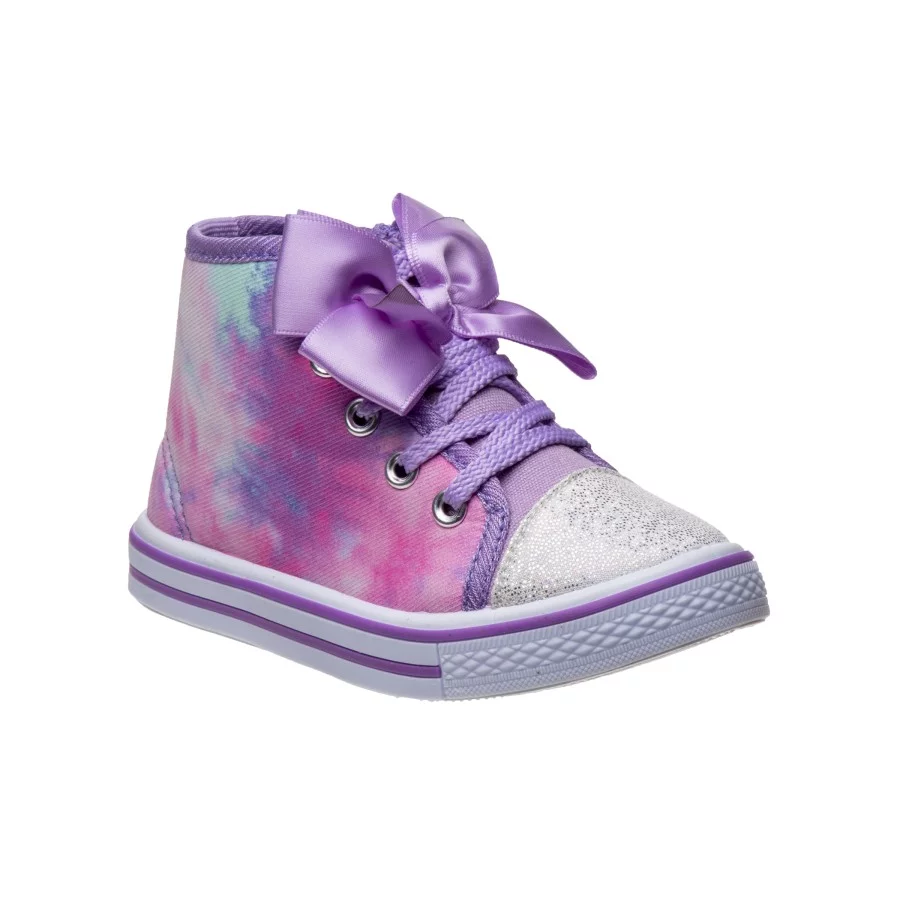 Laura Ashley Toddler Girls' Sneakers - High-Top - Purple, Size: 5