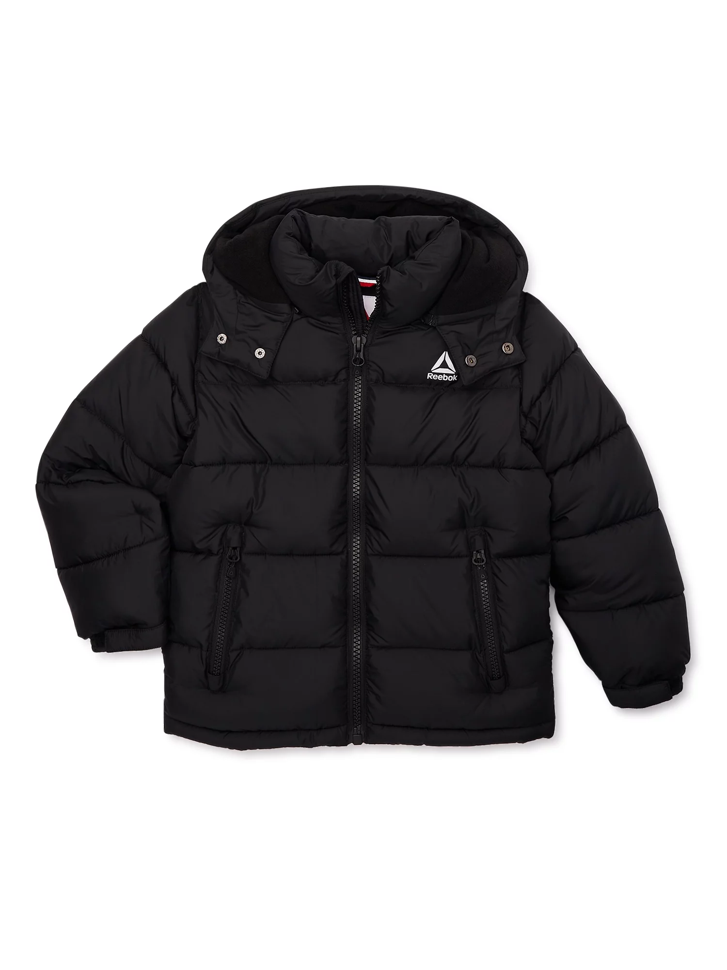 Reebok Boy’s Colorblock Hooded Heavyweight Puffer Jacket, Sizes 8-20