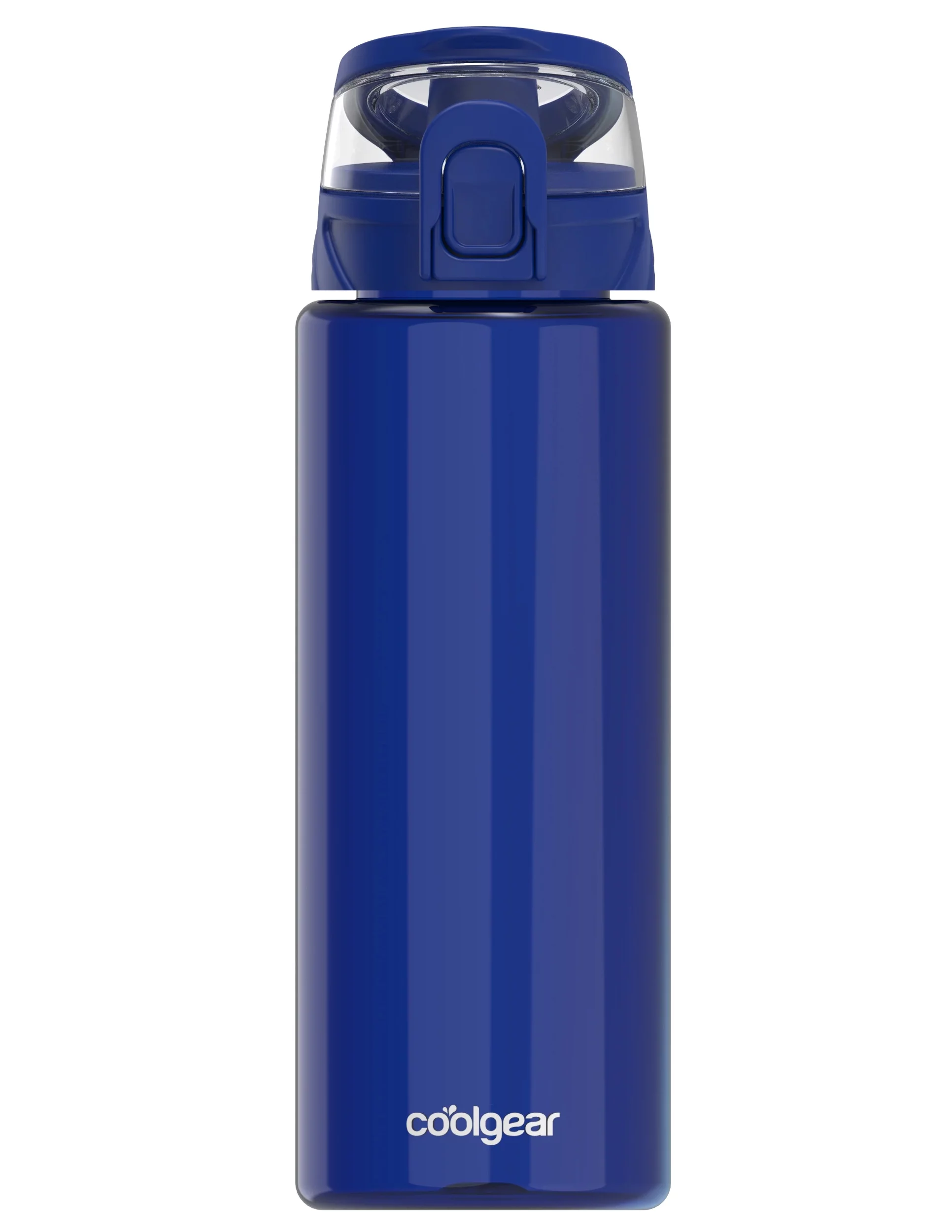 Cool Gear 3-Pack Tritan Plastic 32 oz Cylinder Water Bottle with Halo Top Lid | Dishwasher Safe, Leakproof, Shatter-Resistant Water Bottle With Easy Carry Loop | Blueberry Pack