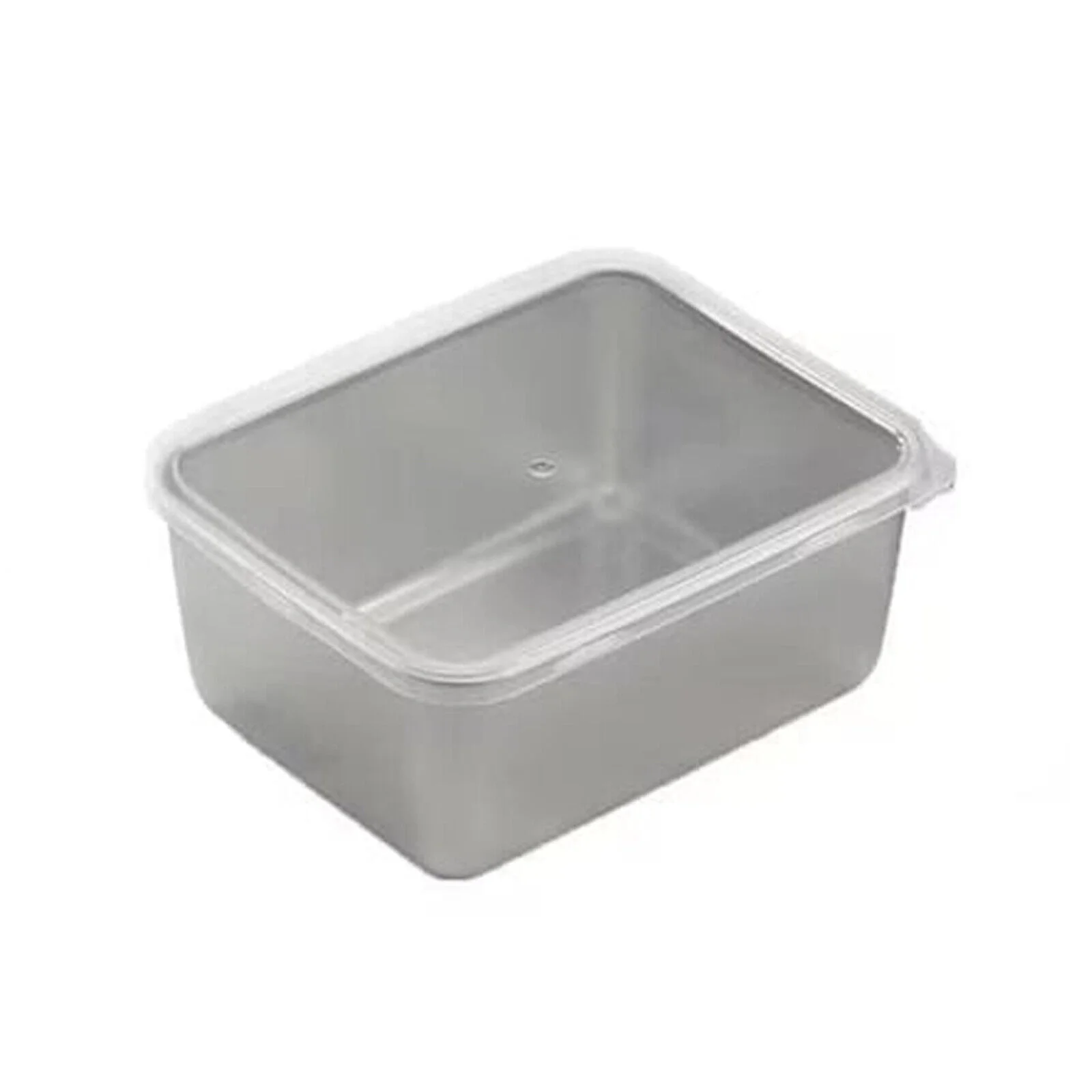 Reusable Stainless Steel Square Plate with Lid Camping Picnic Plates for Food
