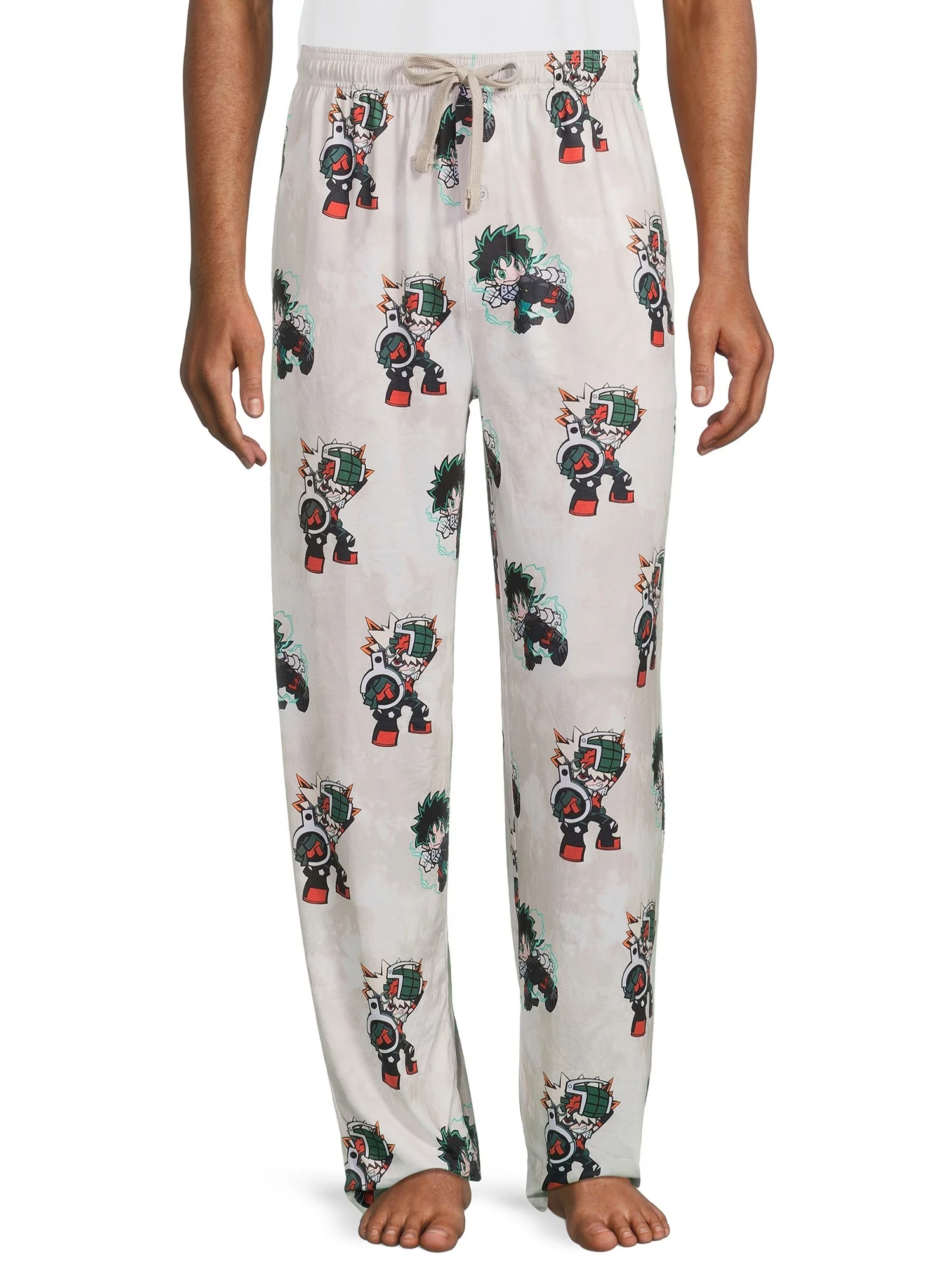 My Hero Academia Men's Allover Print Sleep Pants, Sizes S-6XL