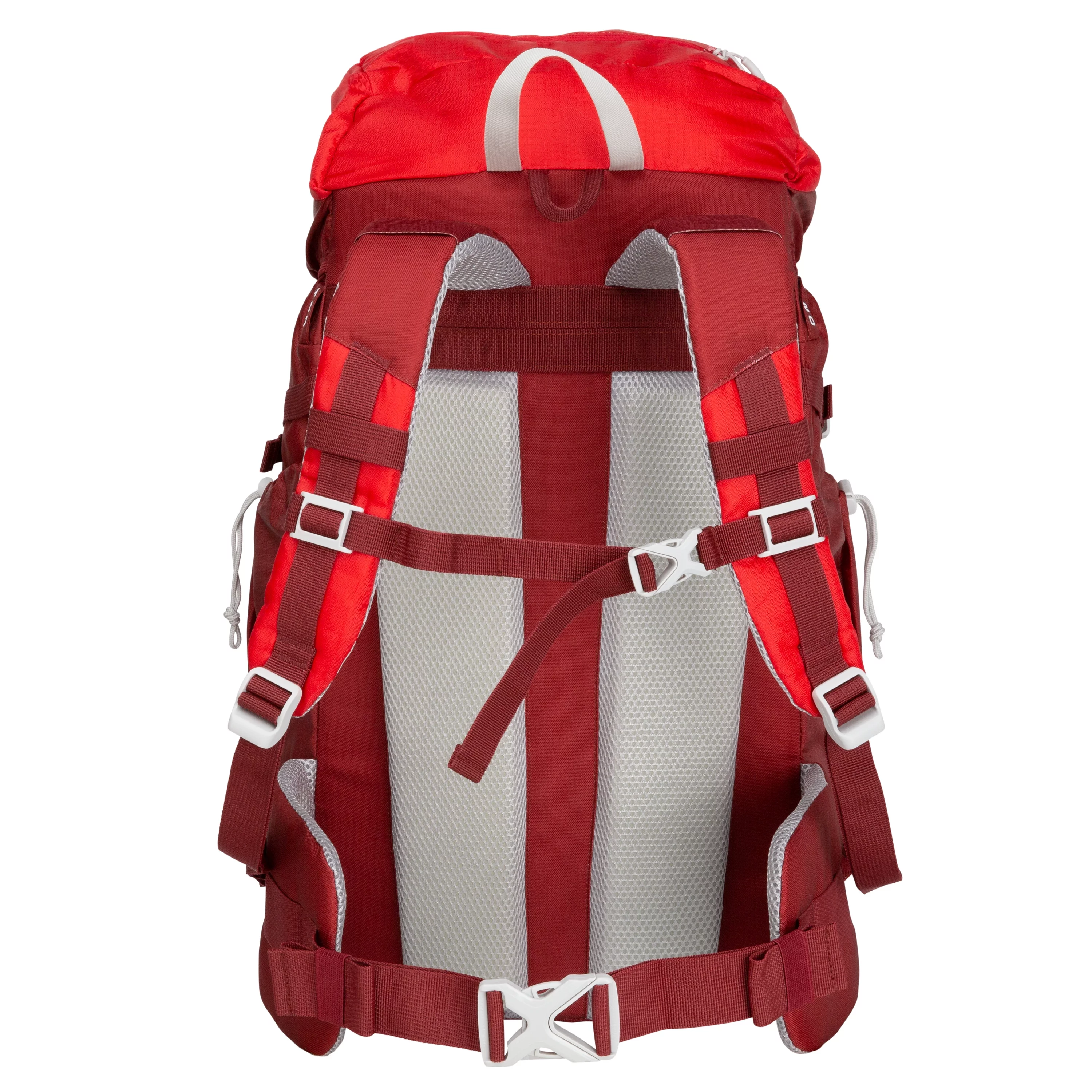 Ozark Trail 47 L Hydration Compatible, Hiking, Camping, Travel Backpack, Red, Unisex