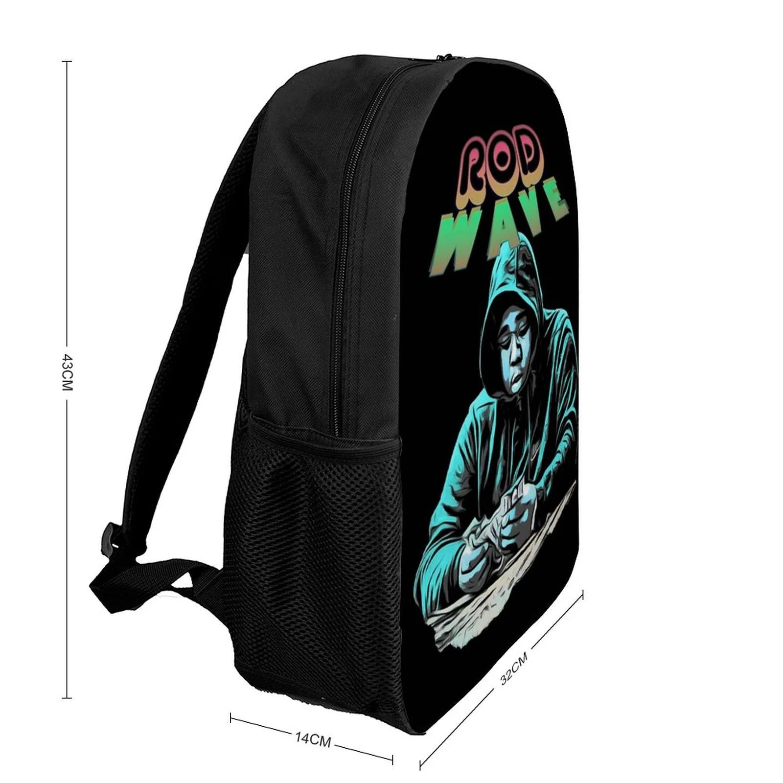 Rod Wave Backpacks Basic Shoulder Daypack Bookbag Satchel Knapsack Rucksack For School Office Travel