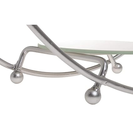 American Metalcraft SRS3 Oval 3-Tier Buffet Stand, Silver