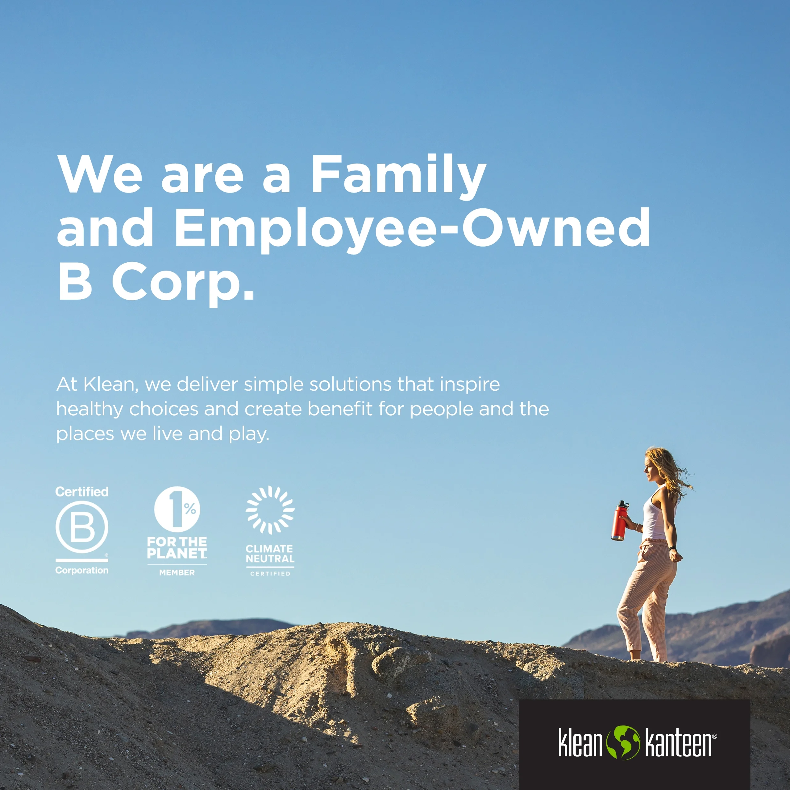 Klean Kanteen 16 oz. TKWide Insulated Bottle with Cafe Cap - Brushed Stainless