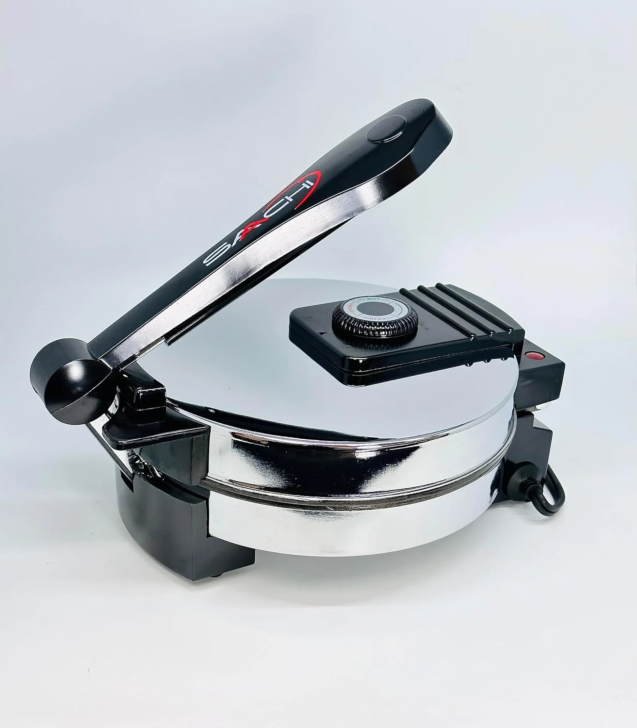 Electric Non-Stick Roti Chapati Flat Bread Wraps/Tortilla Maker with Temperature Control