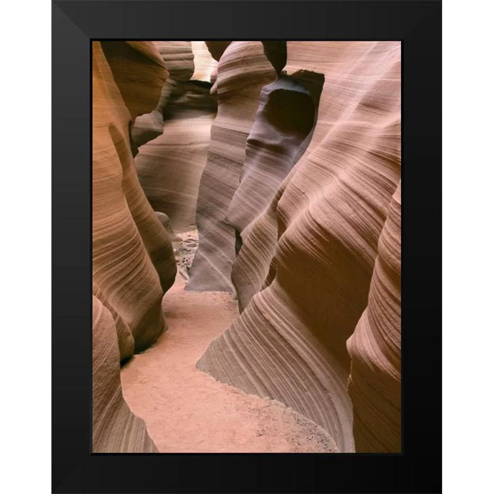 Chester, Colby 12x14 Black Modern Framed Museum Art Print Titled - Antelope Canyon V