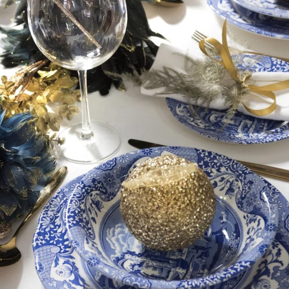 Spode Blue Italian Ascot Cereal Bowl