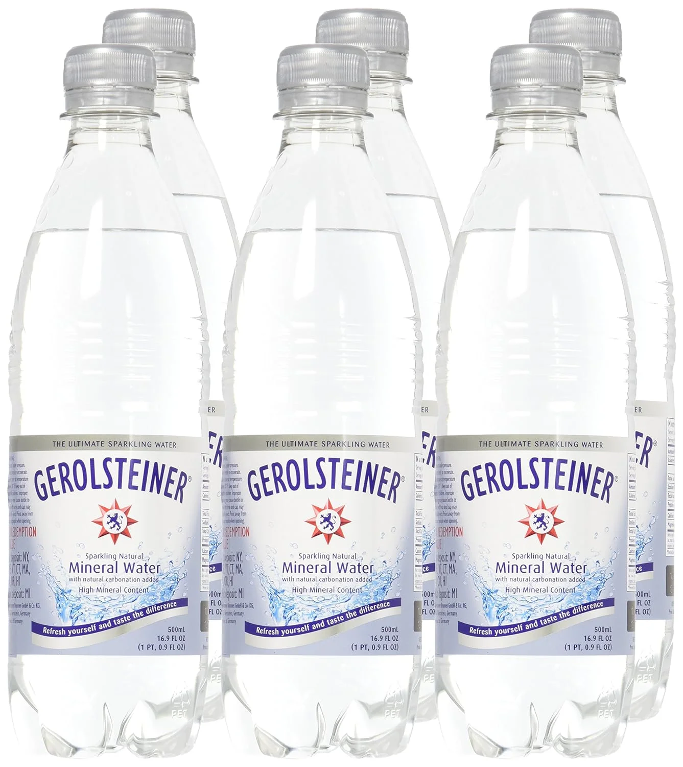 Sparkling Mineral Water,16.9 Fl Oz (Pack Of 6)