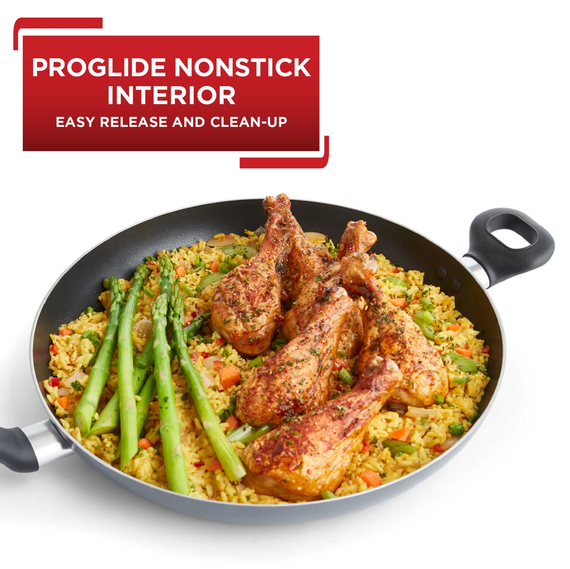 T-fal Easy Care Nonstick Family Fry Pan, 13.25 inch