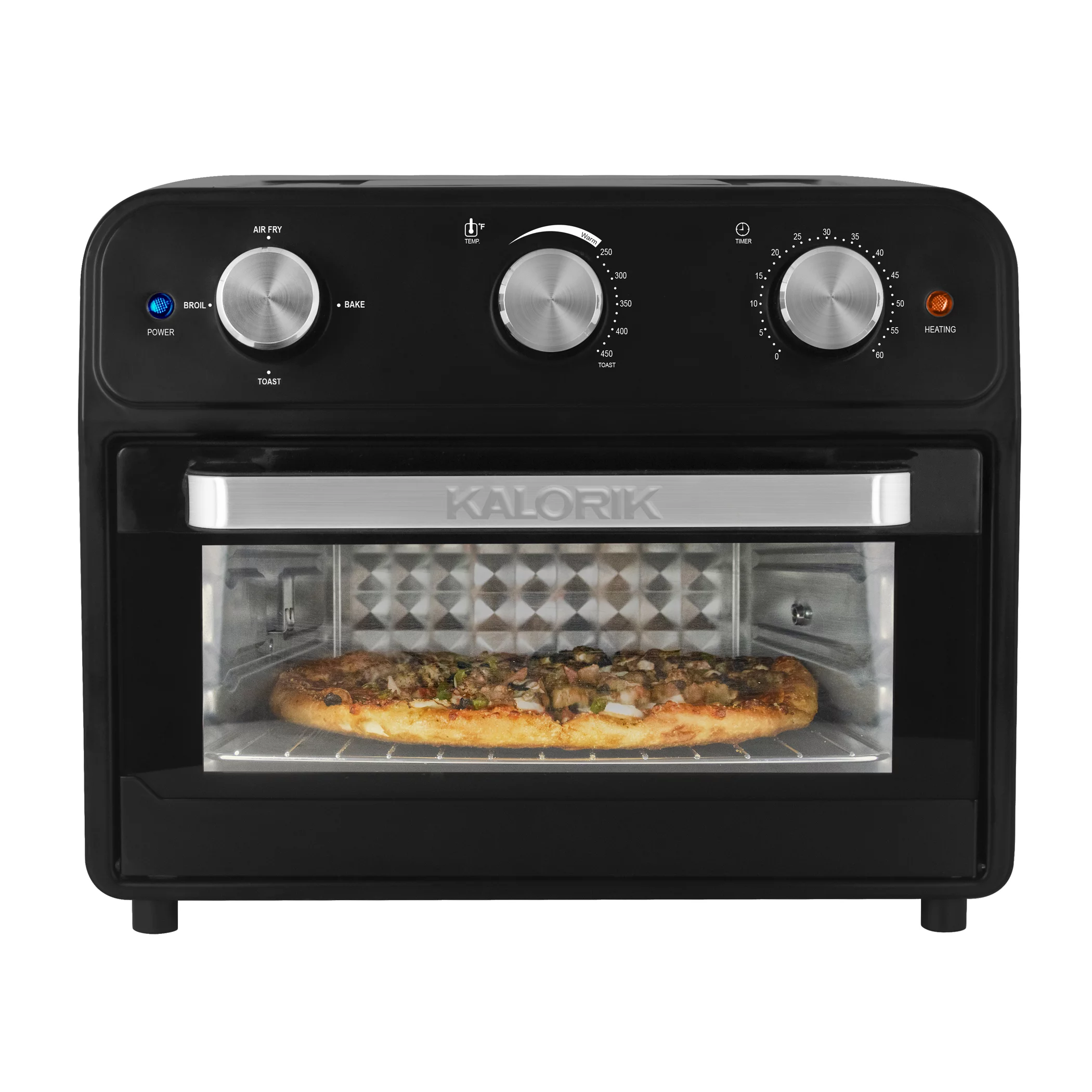 Kalorik Air Fryer Toaster Oven AFO 46129, Black