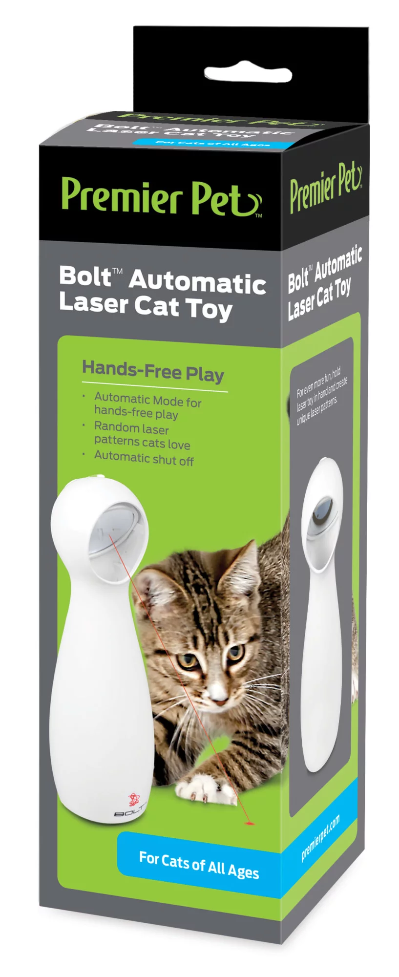 Premier Pet Bolt Automatic Laser Cat Toy - Play and Exercise