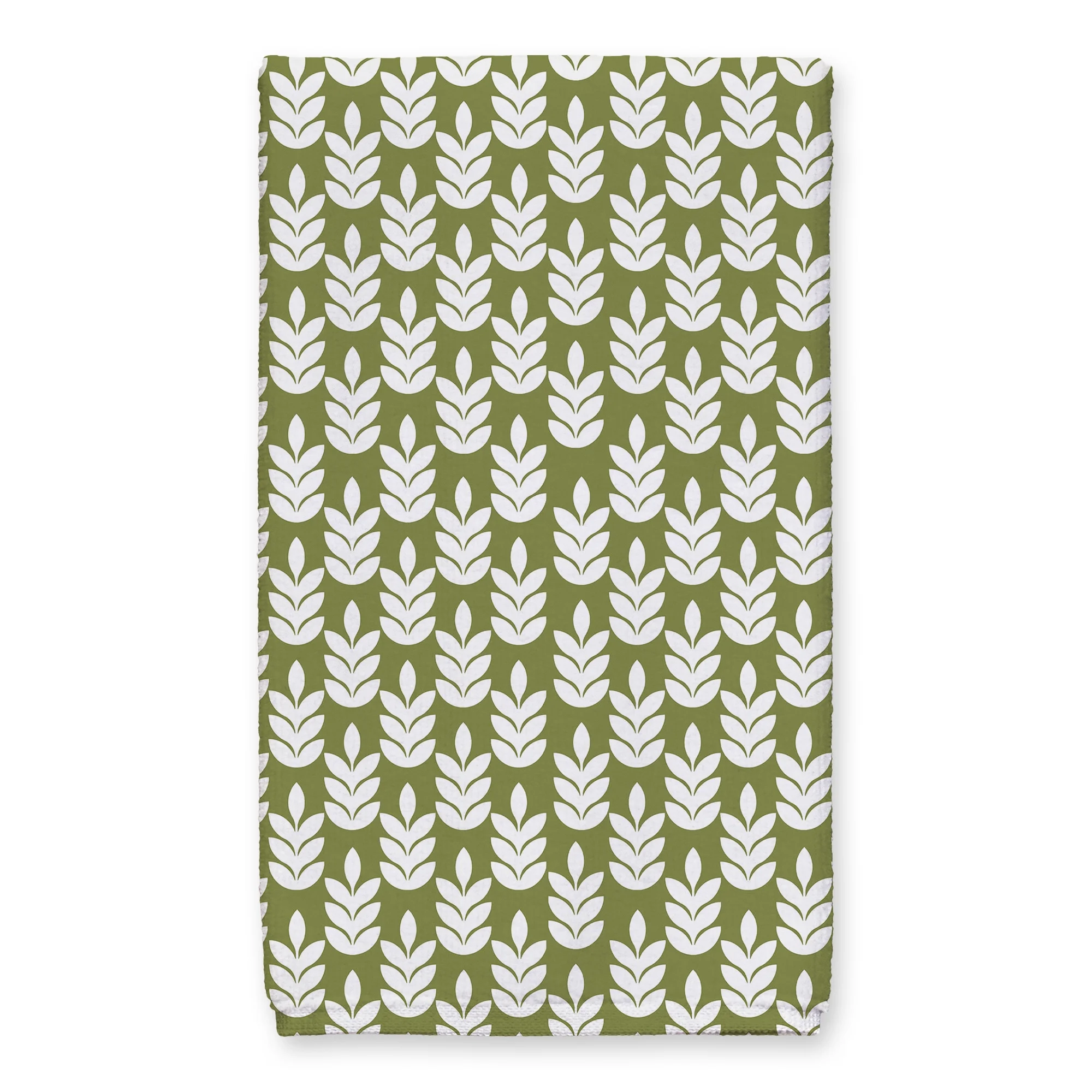 Creative Products Gather Sunflower Wreath Green 16 x 25 Tea Towel Set of 2